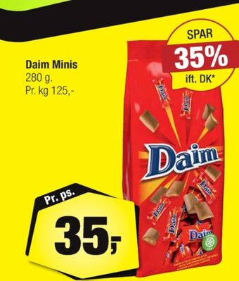 Calle Daim dessertchokolade tilbud