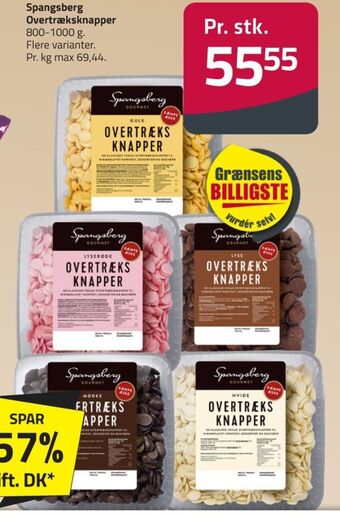 Spangsberg overtræksknapper gule