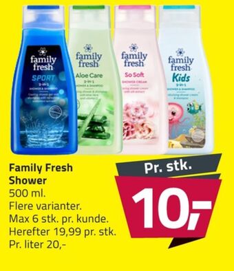 Fleggaard Family fresh bodyshampoo tilbud