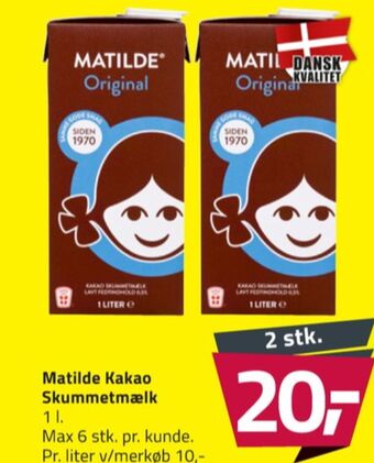 Fleggaard Matilde kakaomælk tilbud