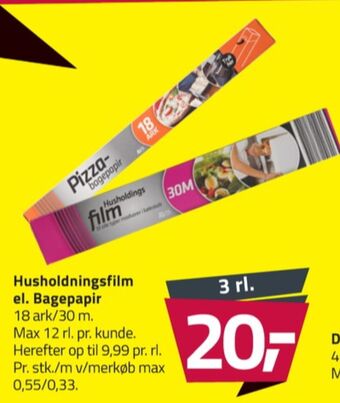 Fleggaard Ukendt bagepapir tilbud