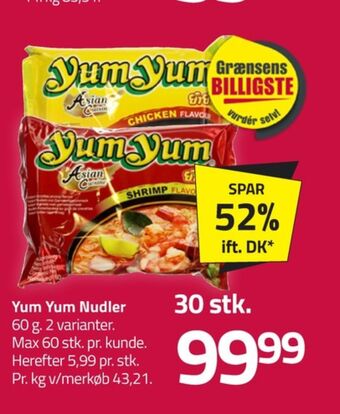 Fleggaard Yum yum instant retter tilbud