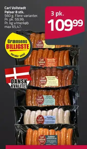 Carl vollstedt's eftf. ringridderpølser