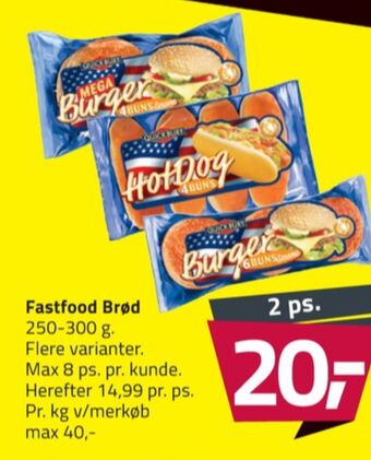 Fleggaard Quickbury hotdogbrød tilbud
