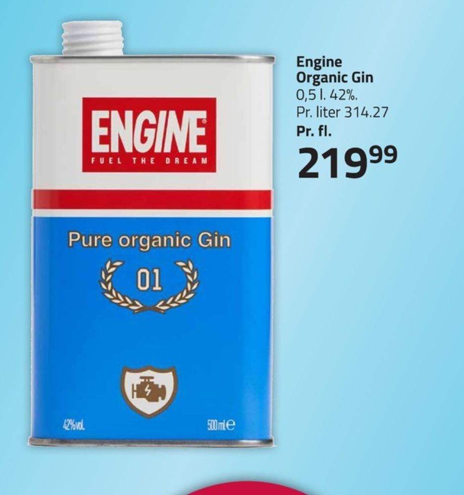 Engine fuel the dream gin tilbud hos Fleggaard