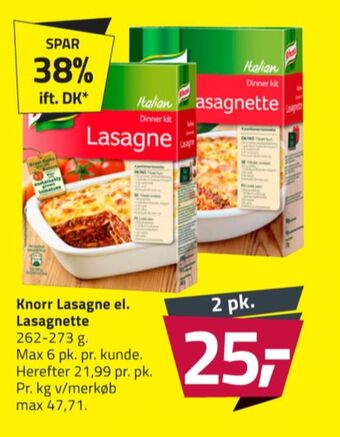Knorr pastaretter