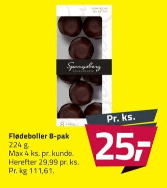 Fleggaard Spangsberg flødeboller tilbud