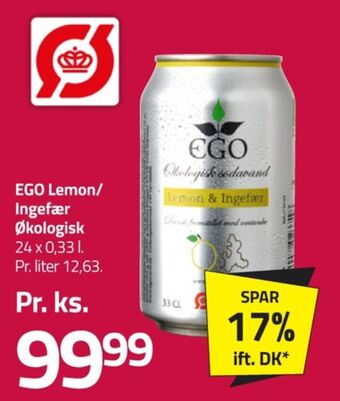 Lemon & ingefær sodavand