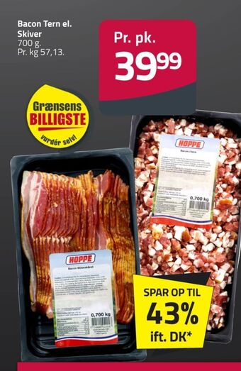 Fleggaard Hoppe baconskiver tilbud