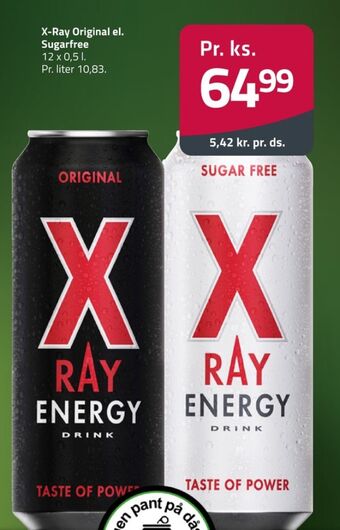 Fleggaard X-ray energidrik tilbud