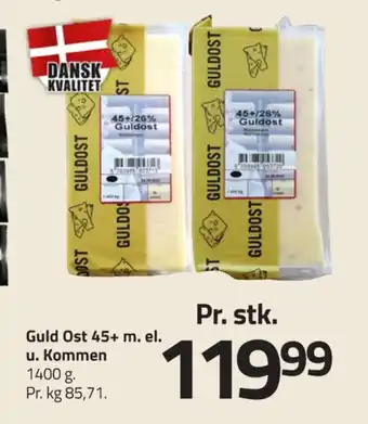 Guld ost skæreost
