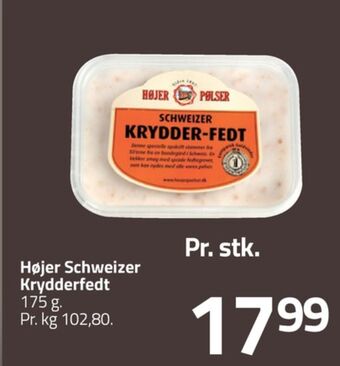 Fleggaard Højer pølser krydderfedt tilbud