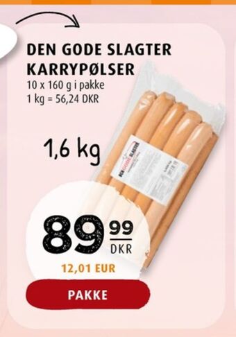 Scandinavian Park Den gode slagter pølser tilbud