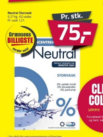 Fleggaard Neutral vaskepulver tilbud
