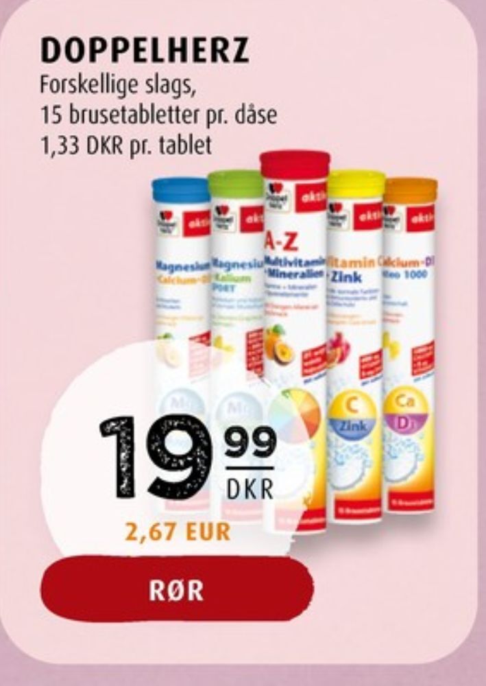 Scandinavian Park Doppelherz mineraler tilbud