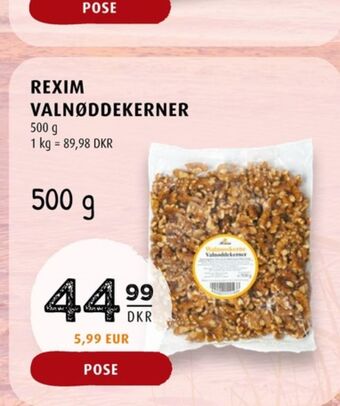 Scandinavian Park Rexim valnødder tilbud
