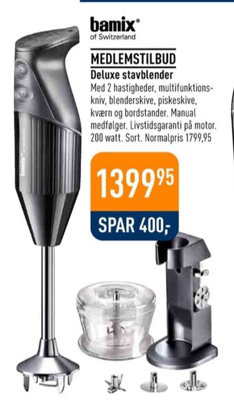 Imerco Bamix stavblender tilbud