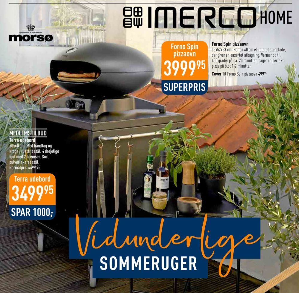 Imerco Morsø pizzaovn tilbud