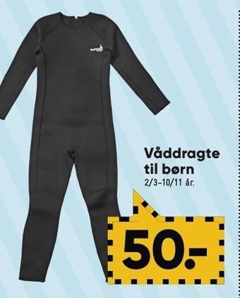 Våddragte til børn 2/3-10/11 år
