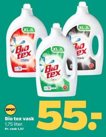 Netto Biotex vaskemiddel-flydende tilbud