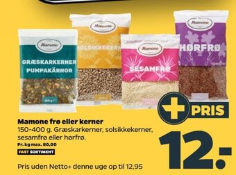 Netto Mamone sesamfrø tilbud