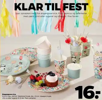Ukendt engangstallerkner