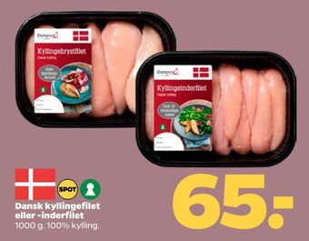 Netto Danpo kyllingebrystfilet tilbud