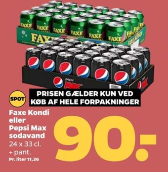 Faxe kondi sportssodavand