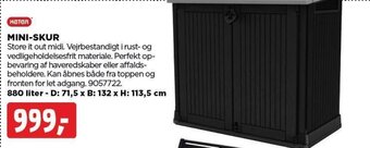 jem & fix MINI-SKUR tilbud