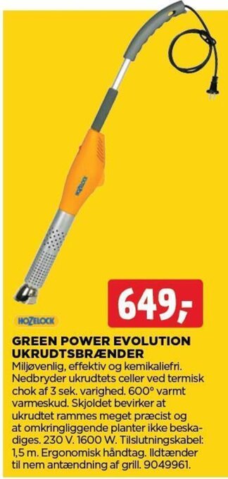 jem & fix GREEN POWER EVOLUTION UKRUDTSBRÆNDER tilbud
