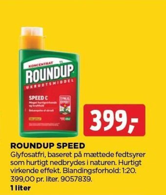 ROUNDUP SPEED
