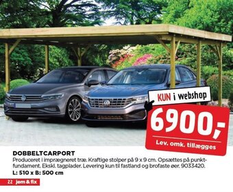 DOBBELTCARPORT