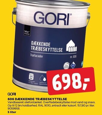 jem & fix GORI 606 DÆKKENDE TRÆBESKYTTELSE tilbud