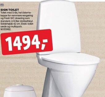 SIGN TOILET