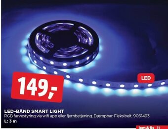 jem & fix LED-BÅND SMART LIGHT tilbud
