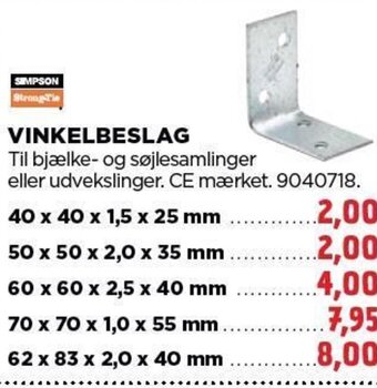 jem & fix VINKELBESLAG tilbud