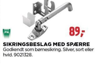jem & fix SIKRINGSBESLAG MED SPÆRRE tilbud
