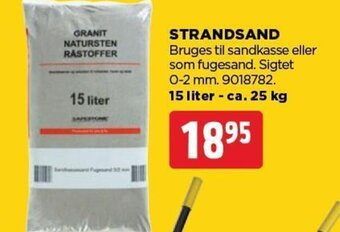 jem & fix STRANDSAND tilbud