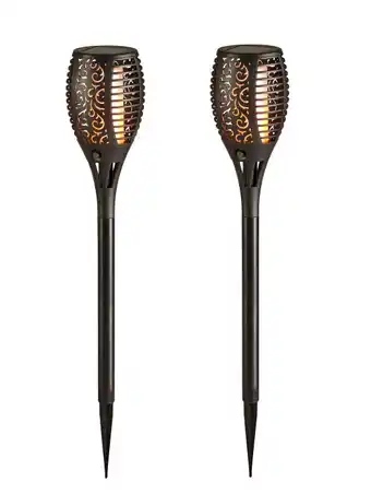jem & fix Fakler med solceller ø9 x h58 cm 2-pk. tilbud