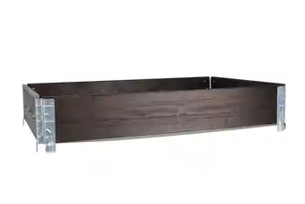 jem & fix Højbedsramme sortbejdset 80 x 120 x 20 cm tilbud