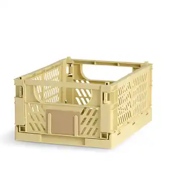 Kop & Kande Stabelbar foldekasse gul 33 x 24.5 x 15 cm tilbud