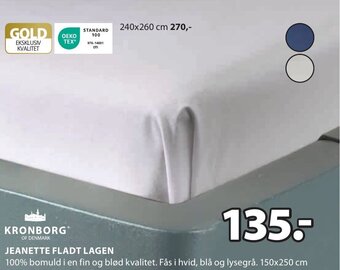 JYSK JEANETTE FLADT LAGEN tilbud