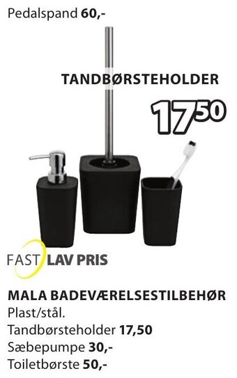 JYSK MALA BADEVÆRELSESTILBEHØR tilbud