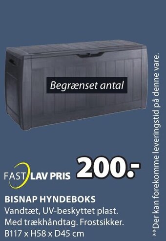 JYSK BISNAP HYNDEBOKS tilbud