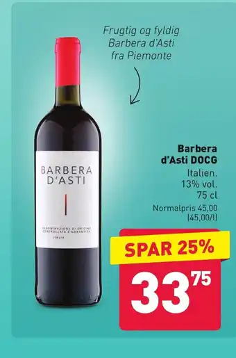 Barbera d'Asti DOCG