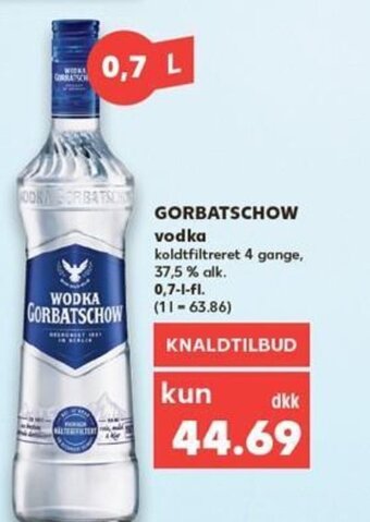 Kaufland DE GORBATSCHOW vodka tilbud