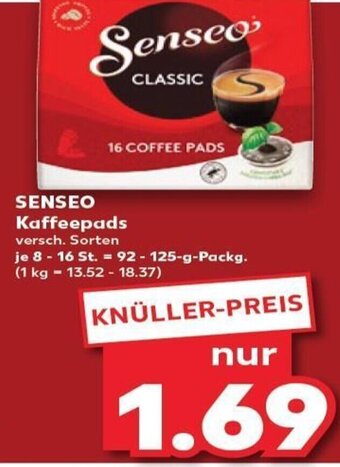 Kaufland SENSEO Kaffeepads tilbud