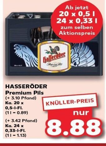 Kaufland HASSERÖDER Premium Pils tilbud