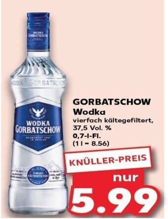 Kaufland GORBATSCHOW WODKA tilbud