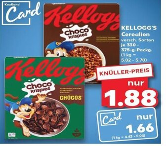 Kaufland KELLOGG'S Cerealien tilbud